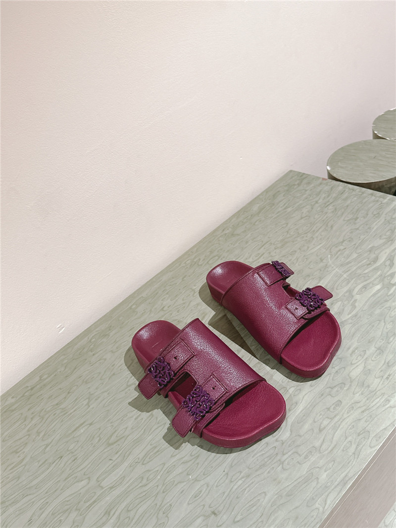 L0ew* new color matching slippers for couples replica shoes