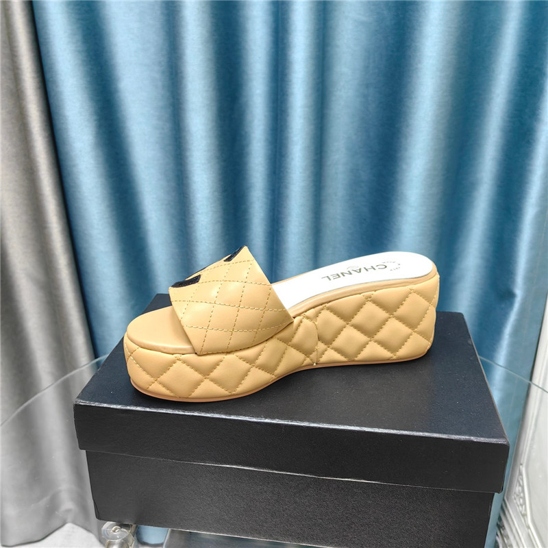 Ch**el large pair of c slippers replica shoes