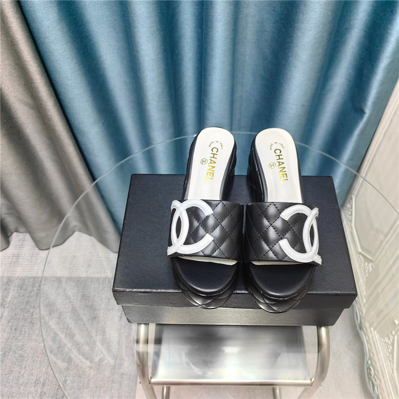 Ch**el large pair of c slippers replica shoes