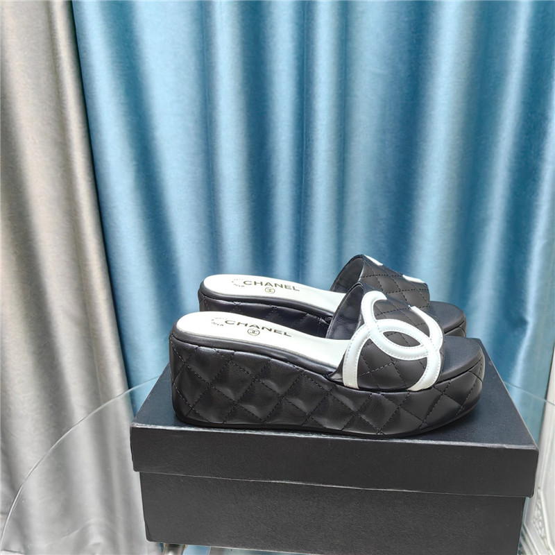 Ch**el large pair of c slippers replica shoes