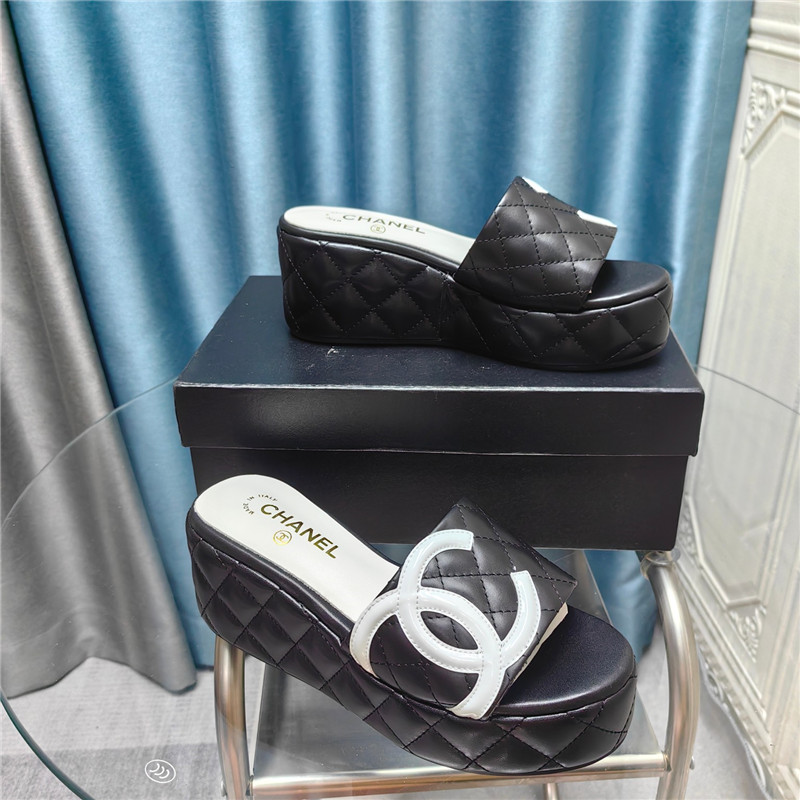 Ch**el large pair of c slippers replica shoes