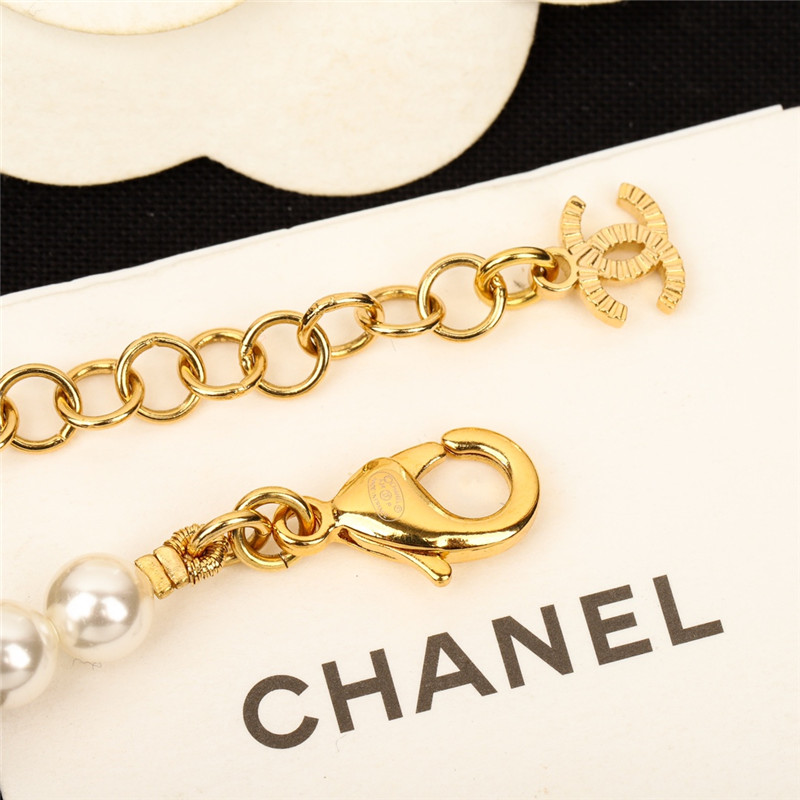 Ch**el love pearl pendant necklace