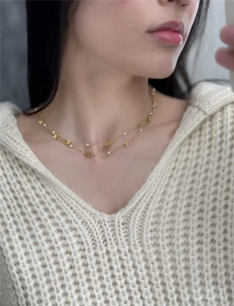 Ce1i*e arc de triomphe pearl necklace/bracelet