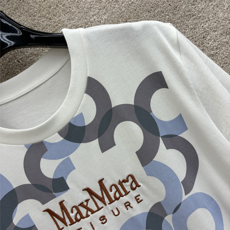 Vanitoo printed embroidered short-sleeved T-shirt replica clothing