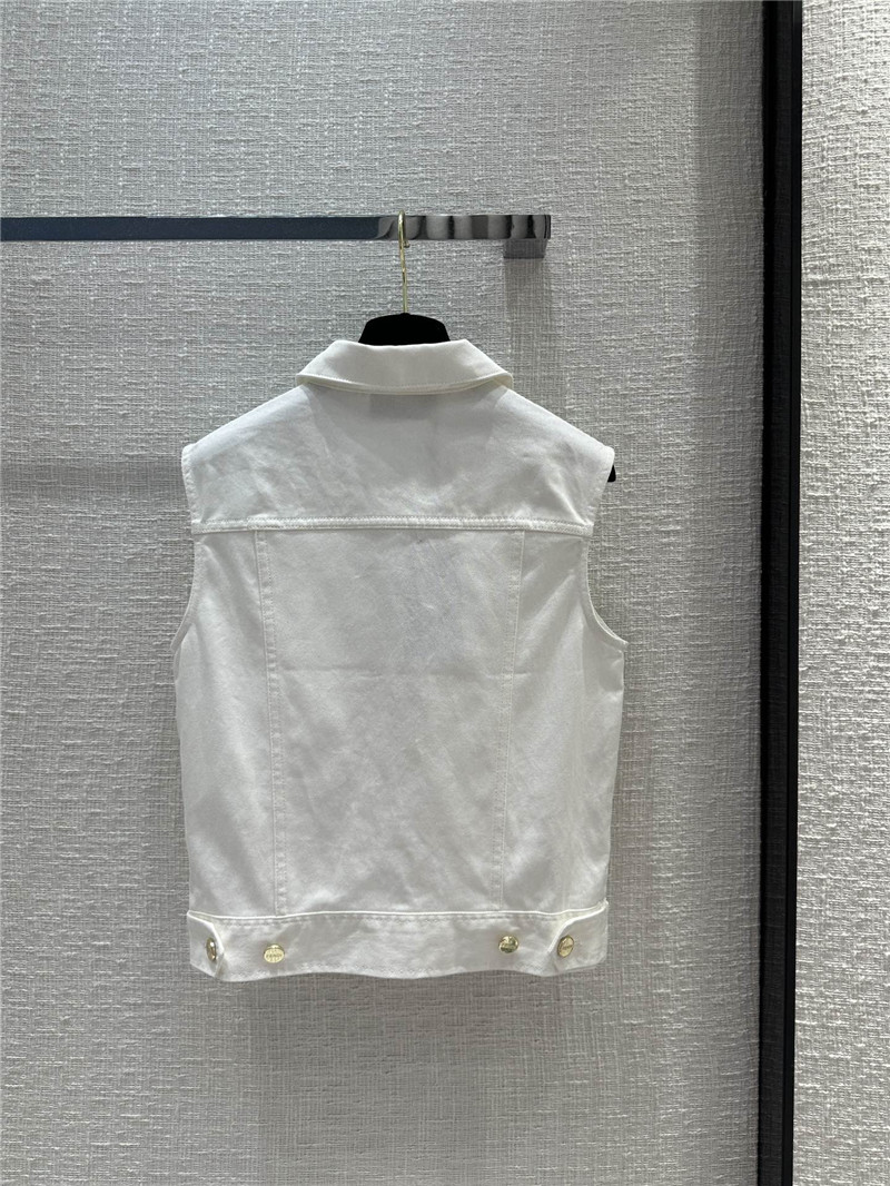 F**di denim vest replica designer clothing websites