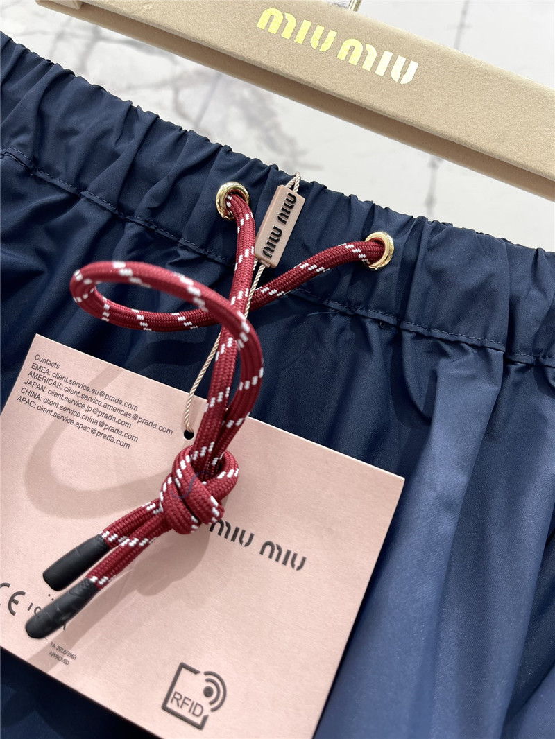 Miu Miu Logo Letter Skirt