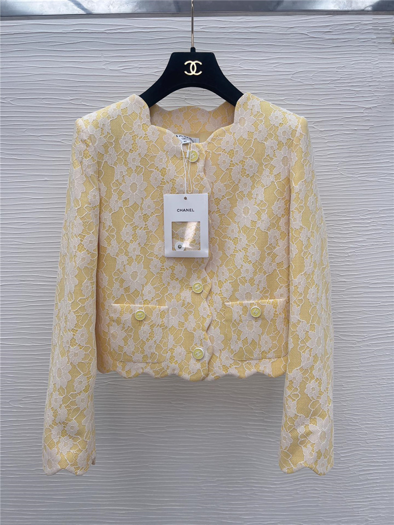 Ch**el flower print coat
