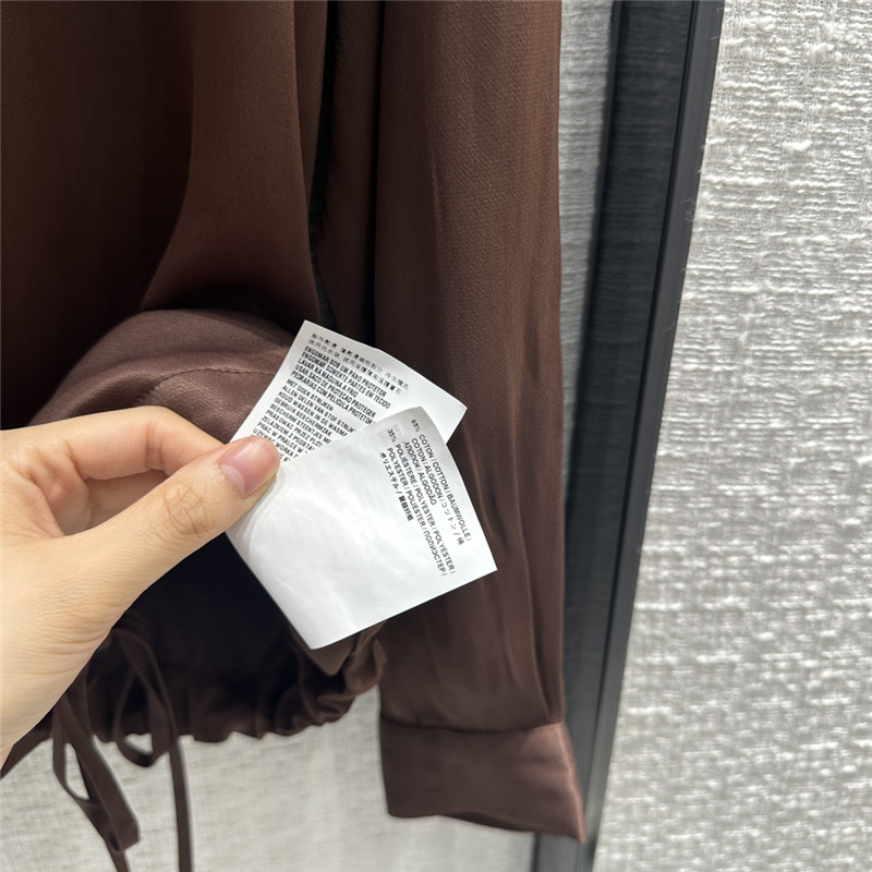 Pra*a brown acetate sweatshirt