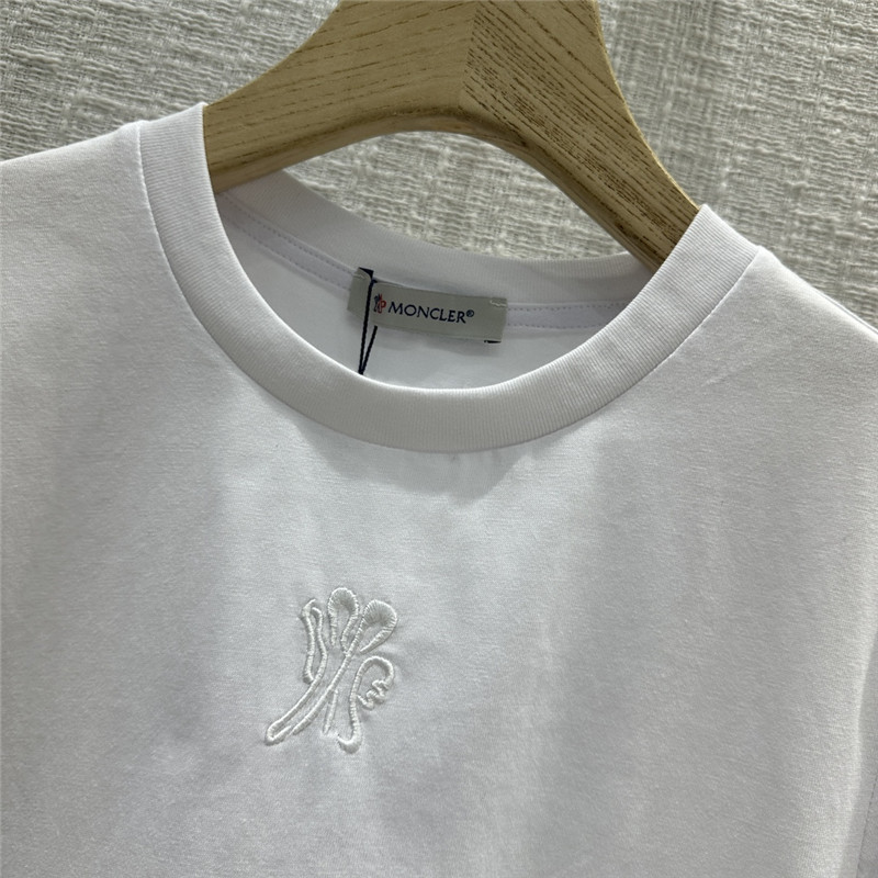 Moncler Short Sleeve T-Shirt White