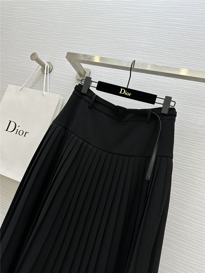 D10r belted pleated skirt replica d&g clothing