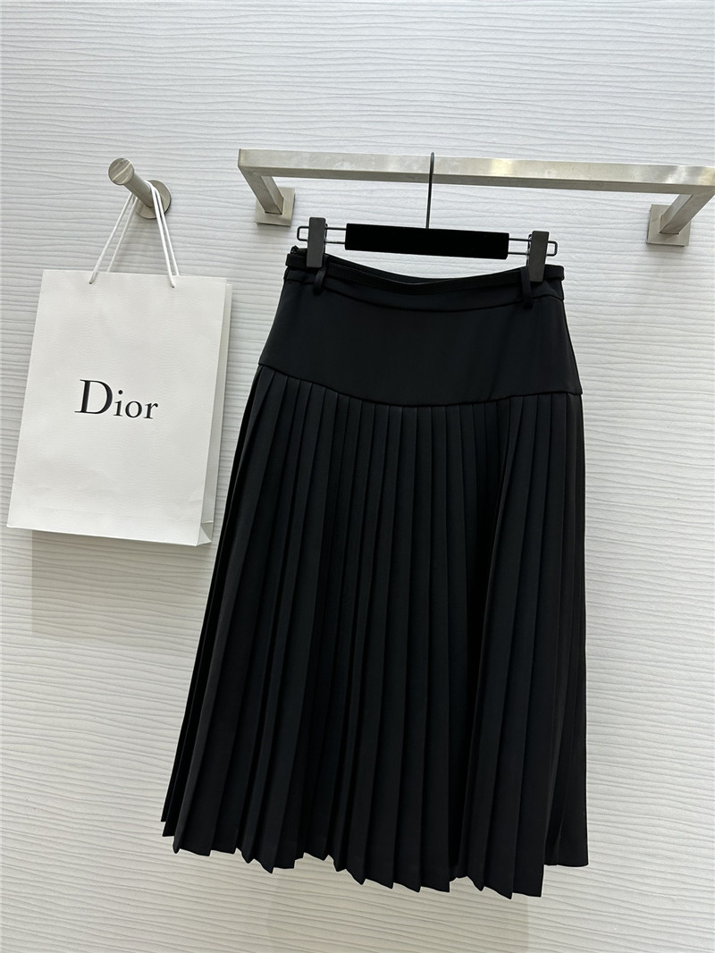 D10r belted pleated skirt replica d&g clothing