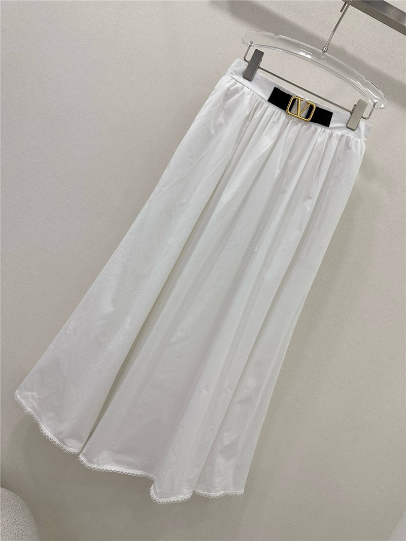 Va1e*ntin0 high waist slimming long skirt replica clothing sites