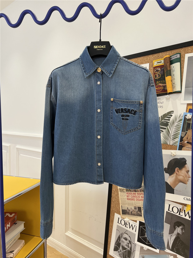 Versace new denim jacket replica d&g clothing