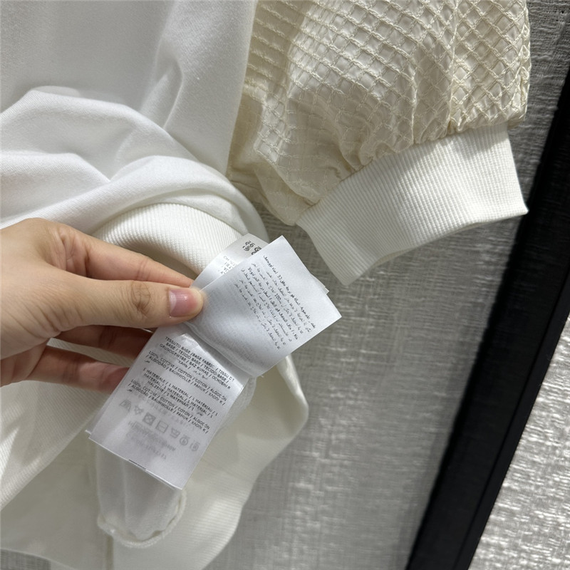 Moncler puff sleeve patchwork short sleeve T-shirt replicas clothes