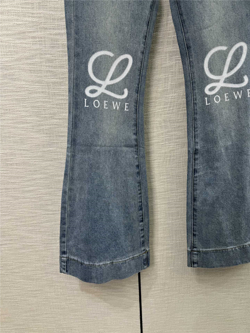 L0ew* high waist bootcut jeans replica clothing