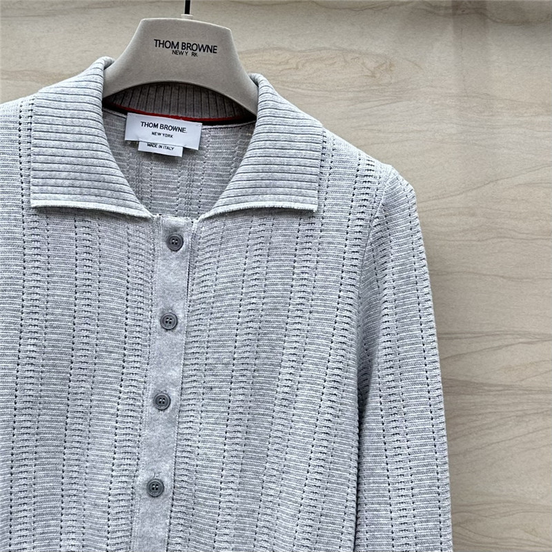 Thom Browne Short Knitted Cardigan