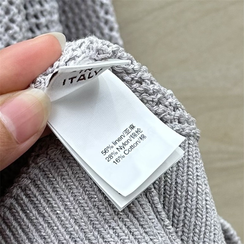 BC hollow V-neck long-sleeved top replica clothes