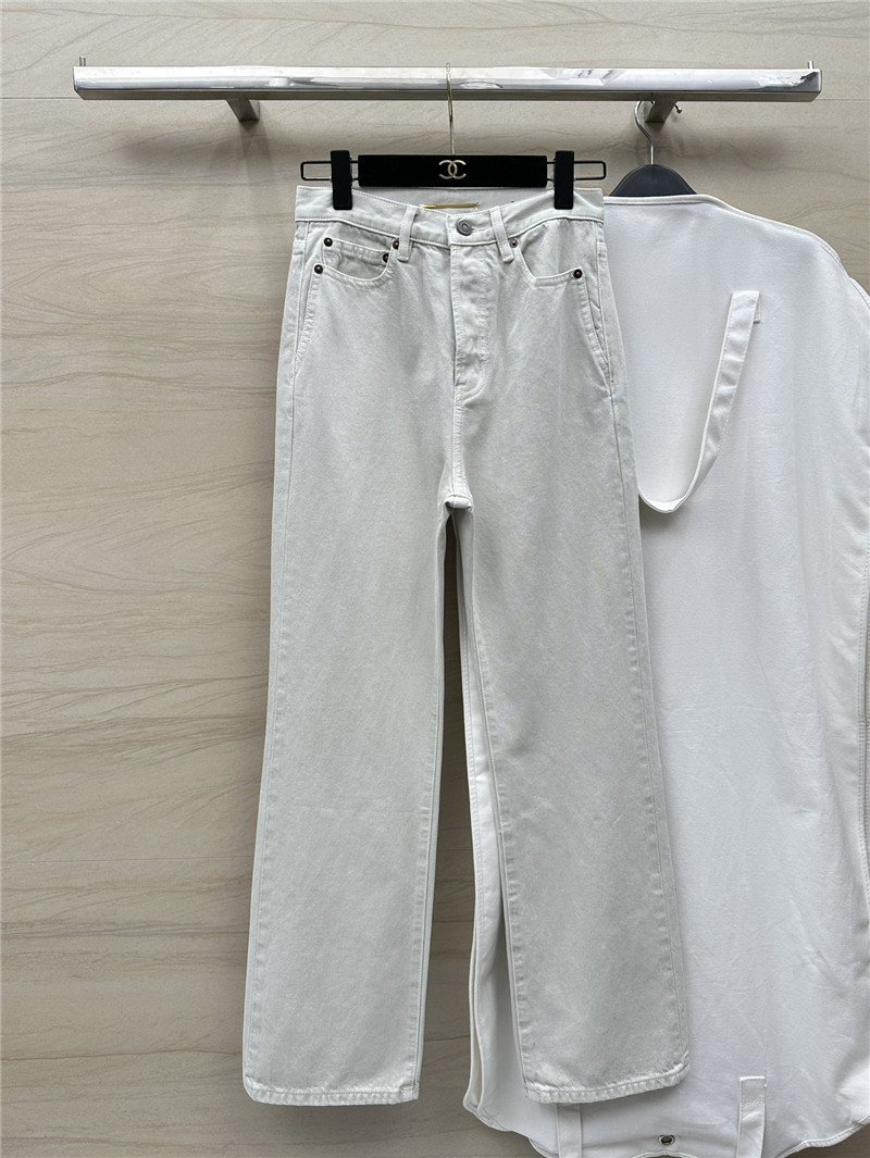 Y51 straight denim trousers cheap replica designer clothes