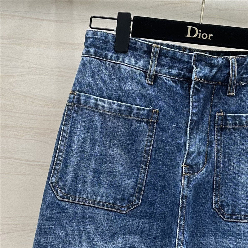 D10r double pocket straight jeans replica clothes