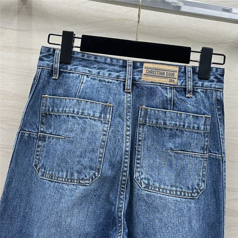 D10r double pocket straight jeans replica clothes