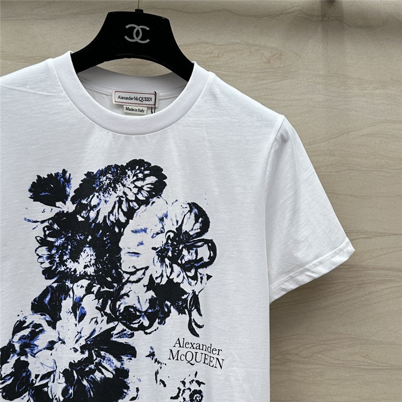 a1exa*der Mcqv*en cotton t-shirt replica clothing