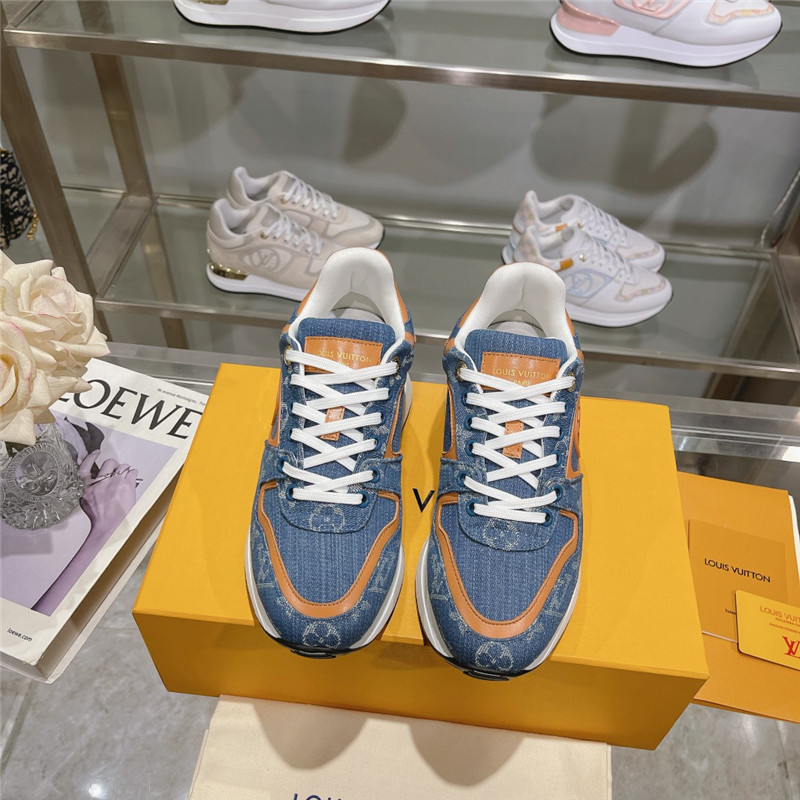 l0vis Vvtt0n lv denim run away sneakers
