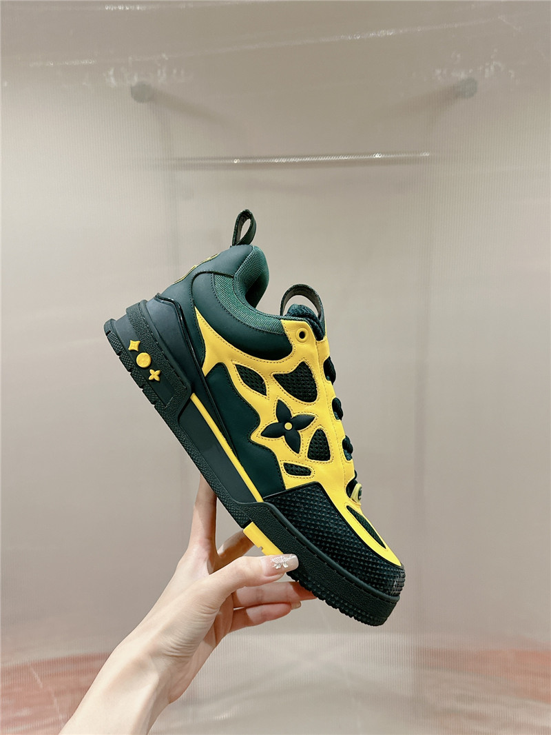 l0vis Vvtt0n lv skate trainers in bold green