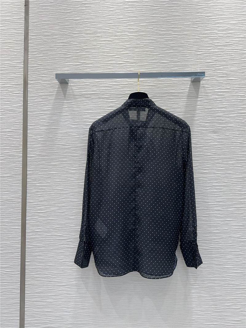 D10r polka dot ribbon shirt cheap replica designer clothes