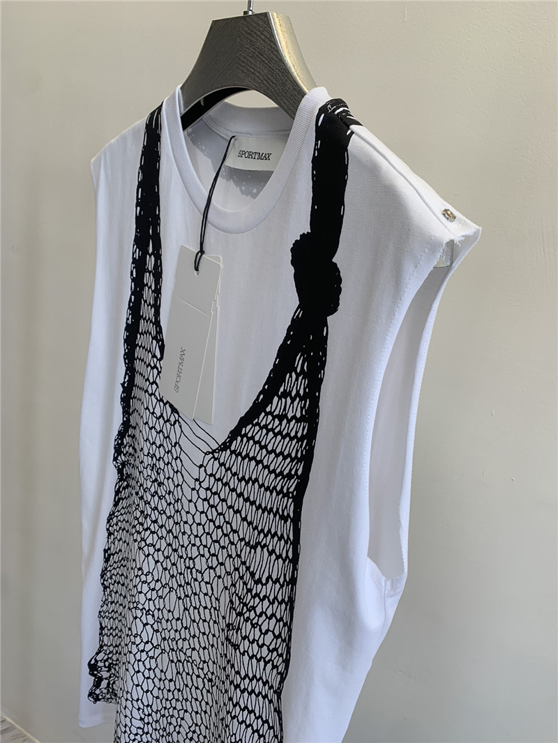 Vanitoo round neck sleeveless T-shirt replica clothing