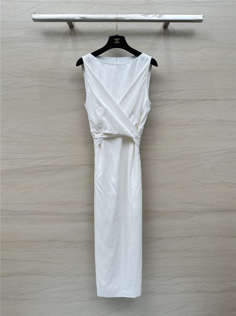 BC waistcoat strap slit dress replica d&g clothing