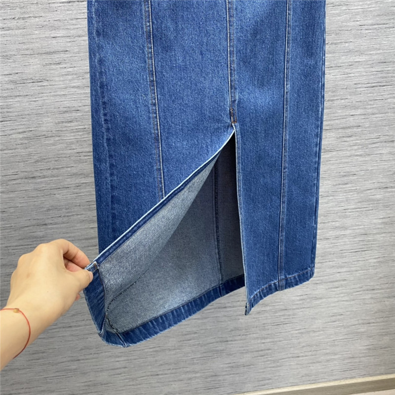 F**di front slit hardware decorative skirt replicas clothes