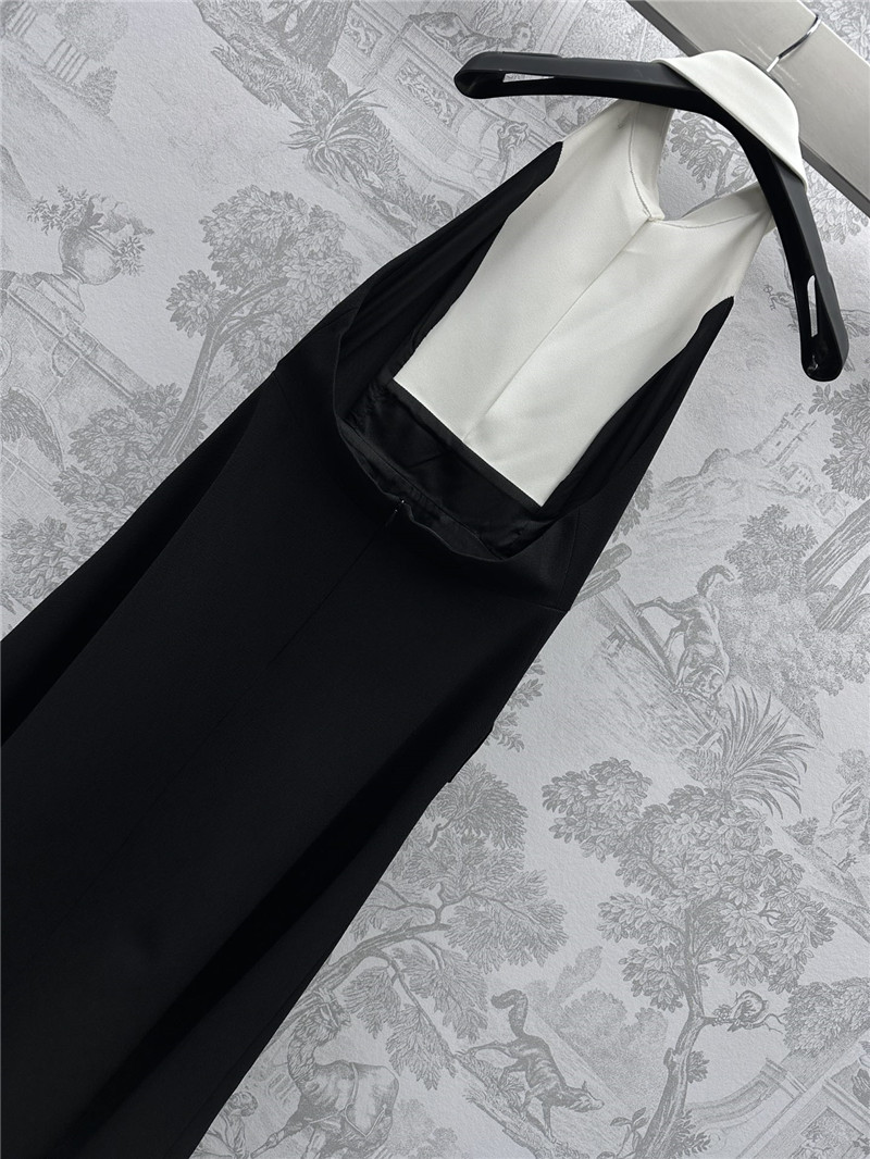 D10r backless pleated maxi dress replica designer clothing websites