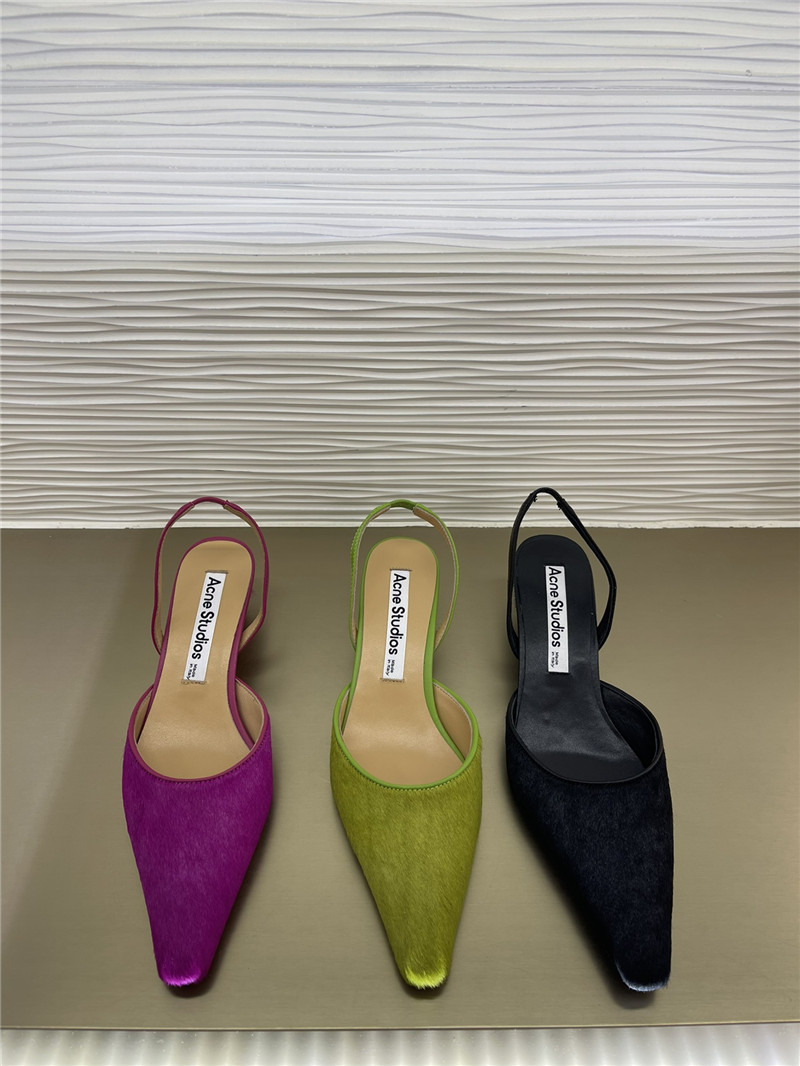acne studios kitten heels replica designer shoes