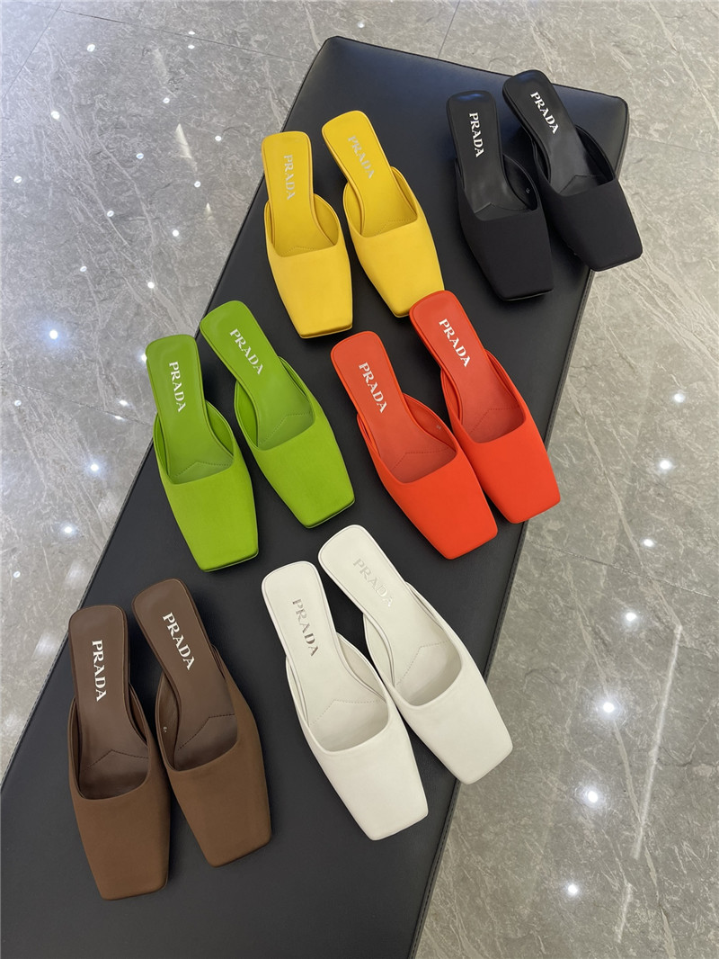 Pra*a genuine leather injection logo and semi-trail replica shoes