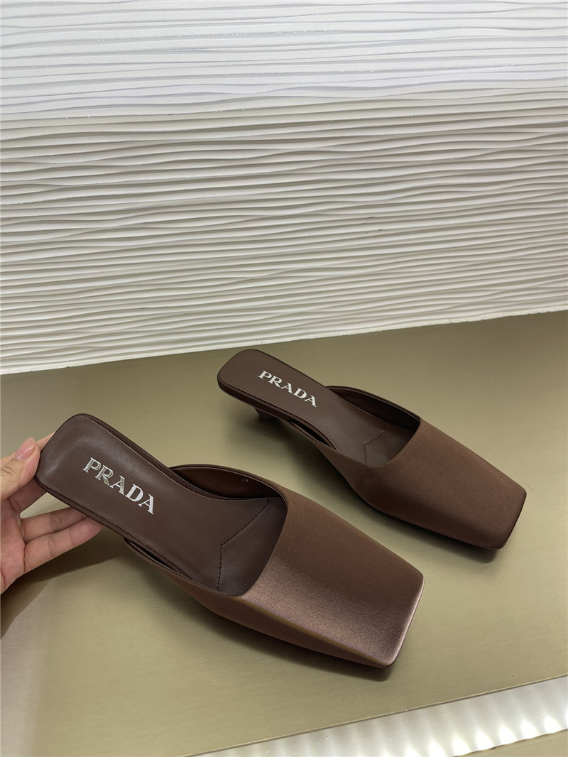 Pra*a genuine leather injection logo and semi-trail replica shoes
