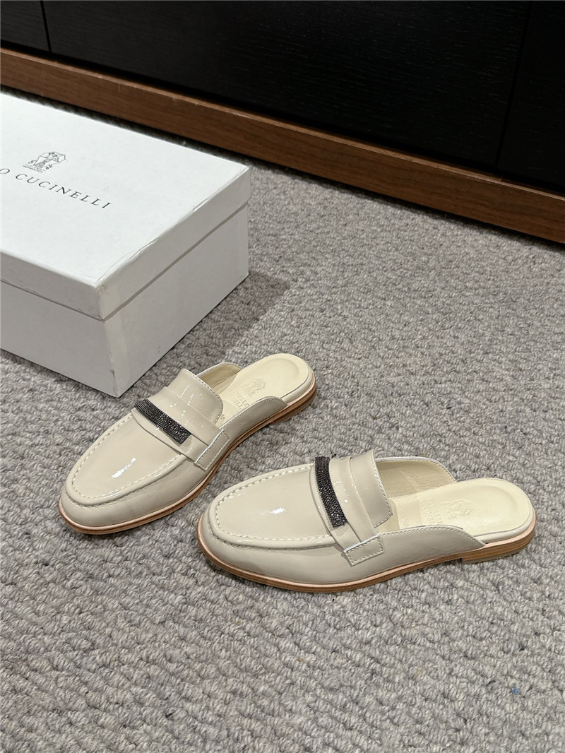 BC Patent Leather Flat Slides