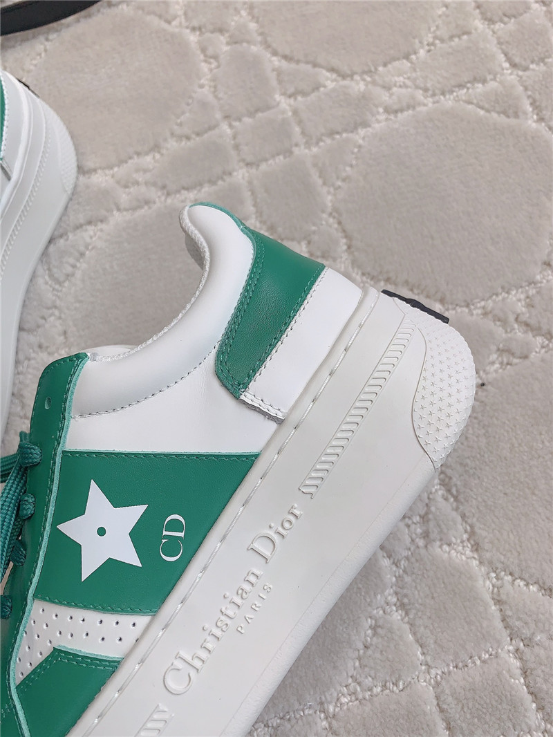 D10r platform green sneakers