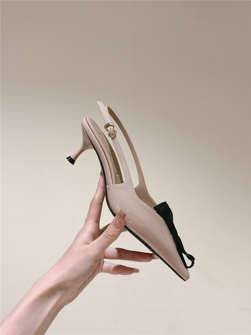 Miu Miu Nude Bow Slingback Pump