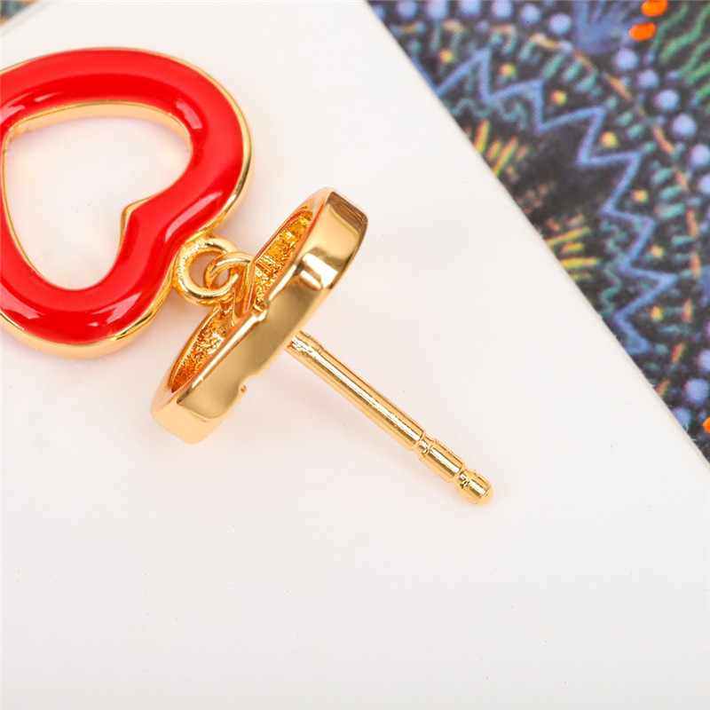 D10r love pattern earrings