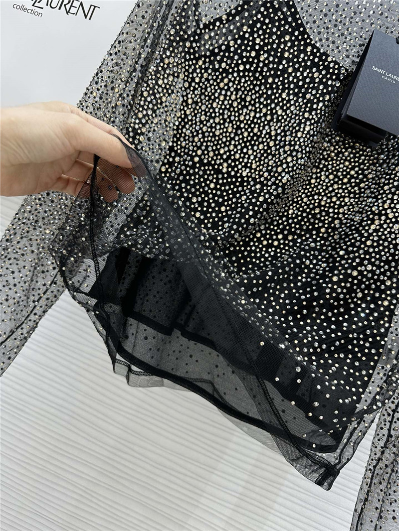 y51 full D1am0nd fried mesh top replica d&g clothing