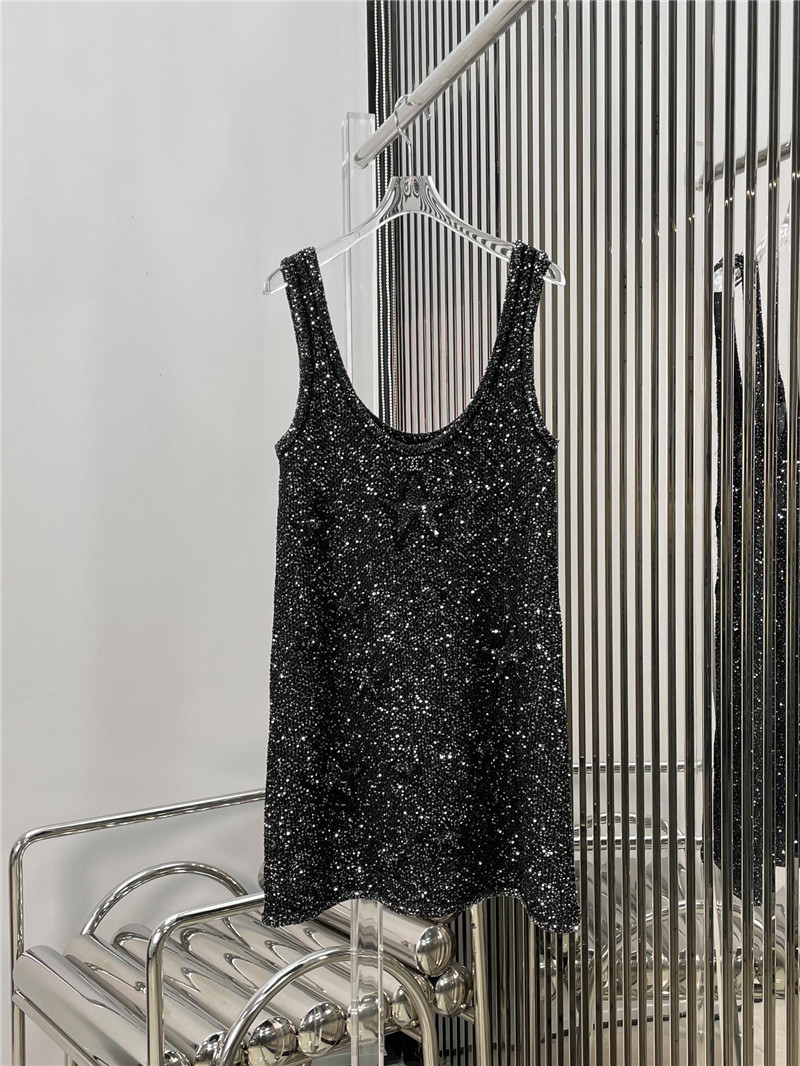 Ch**el starry knitted dress replicas clothes