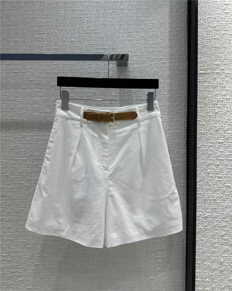 Pra*a triangle belt suit shorts replica clothing