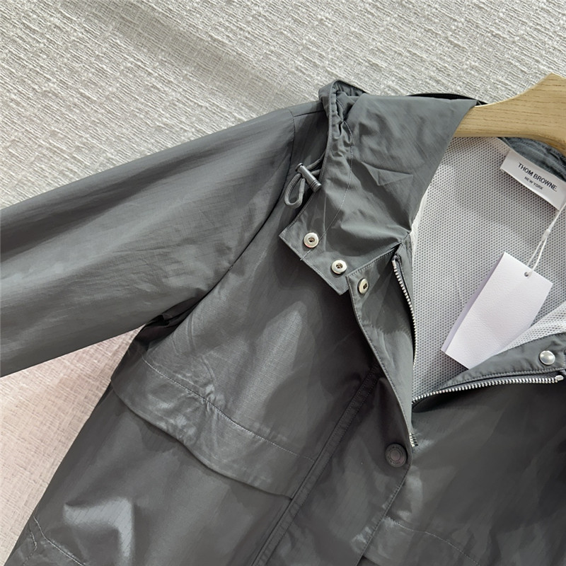 Thom Browne long trench coat replica d&g clothing