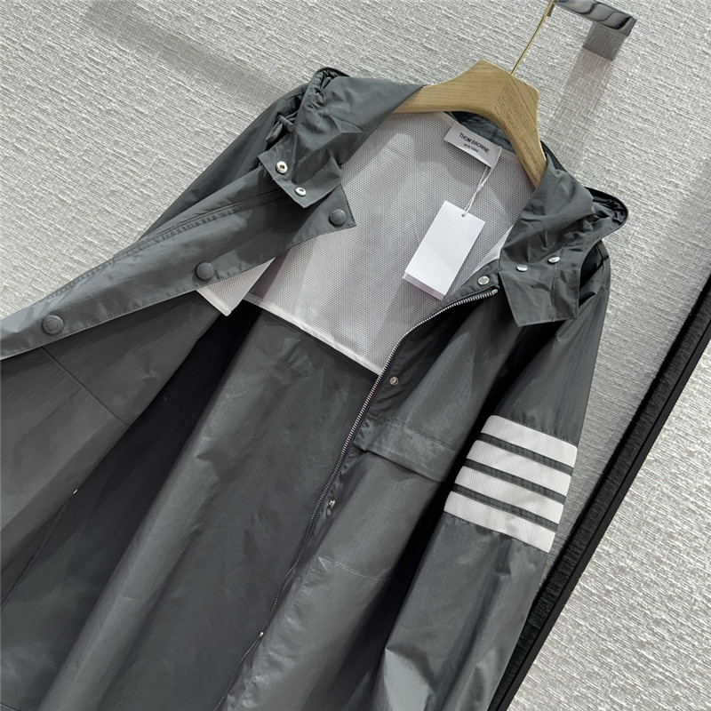 Thom Browne long trench coat replica d&g clothing