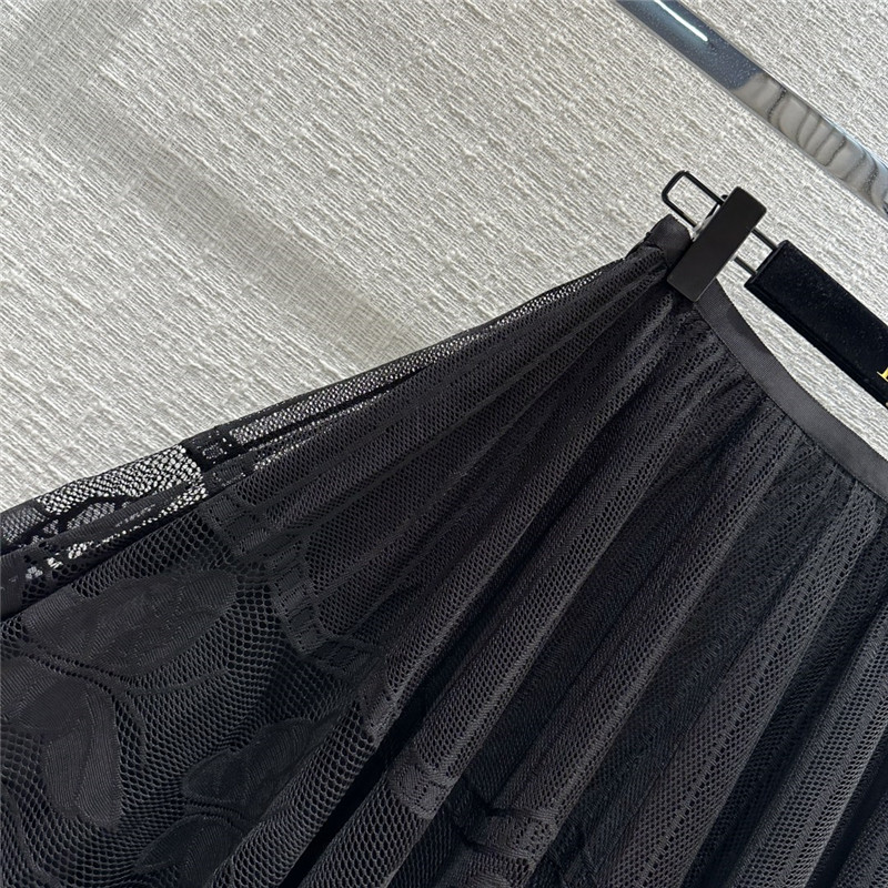 D10r hollow embroidered lace long skirt replica clothing sites