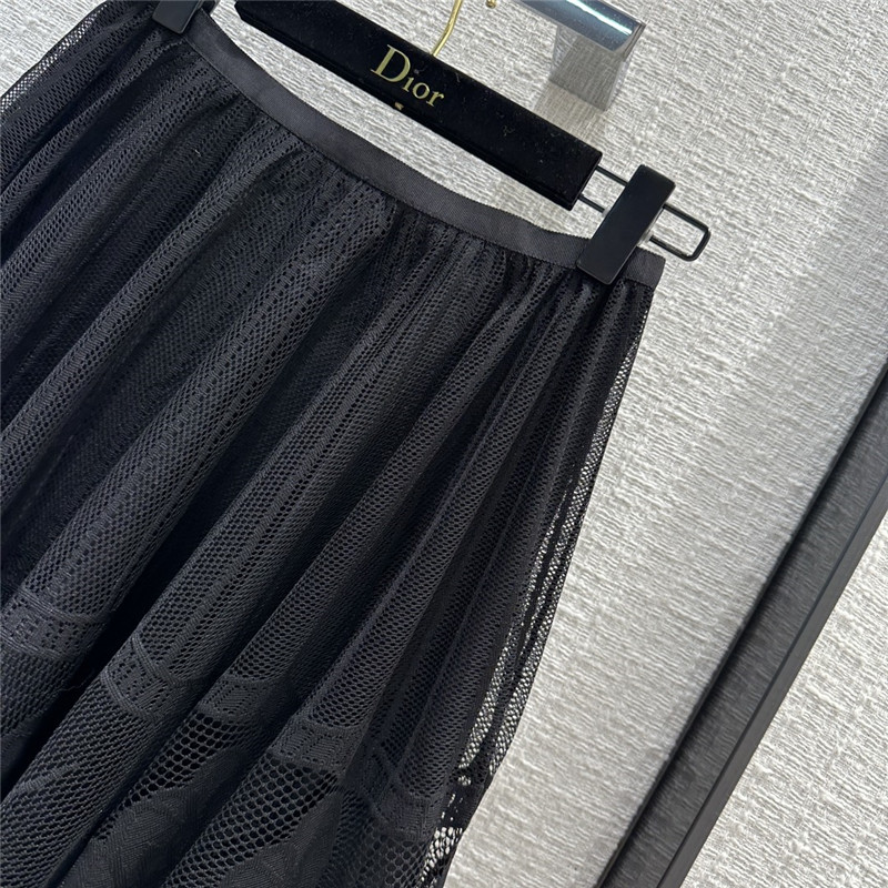 D10r hollow embroidered lace long skirt replica clothing sites