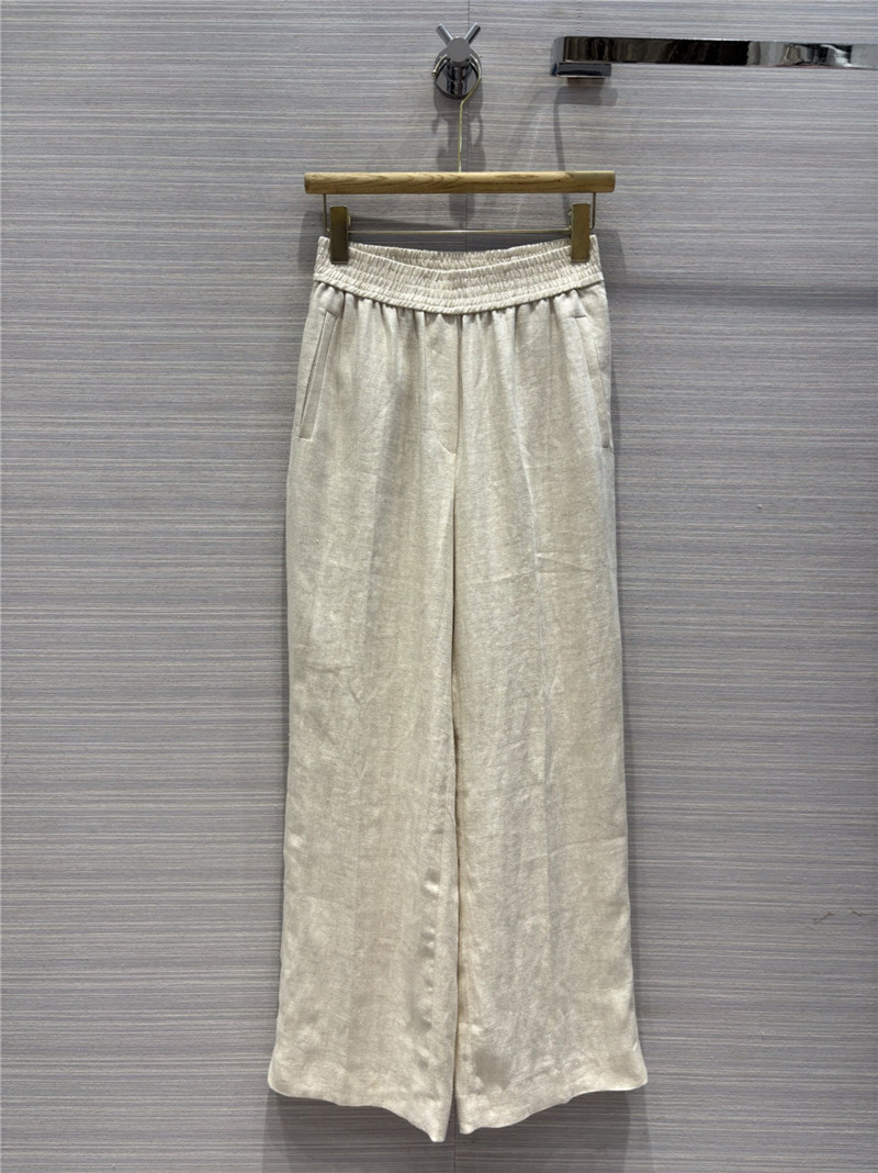 BC cotton and linen straight casual pants replica clothing sites