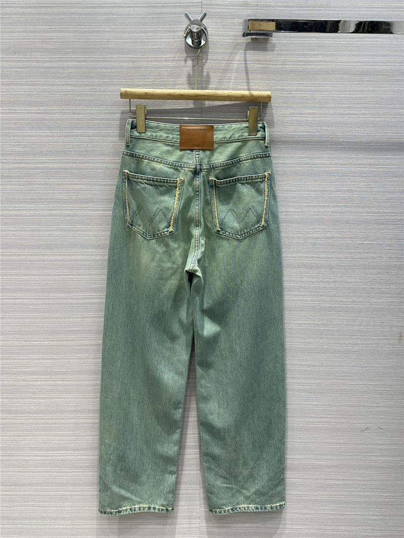 A1exa*der wang straight wide leg jeans replica d&g clothing