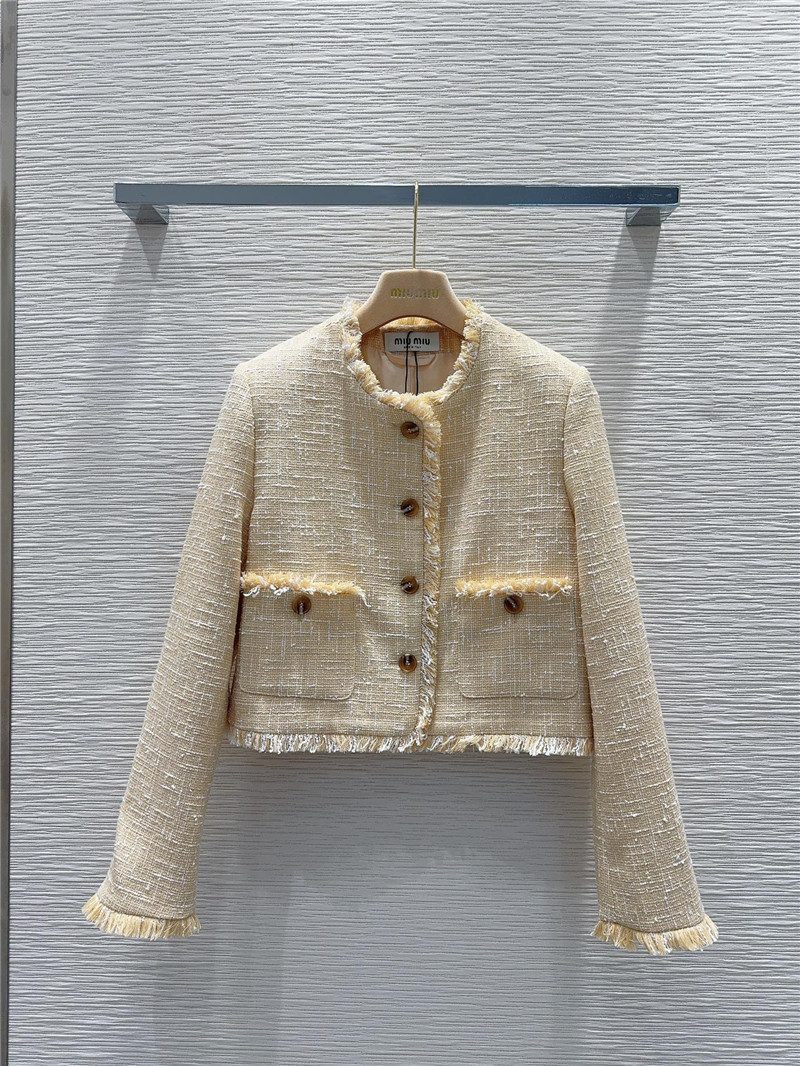 M1um1u classic style small jacket replica designer clothes