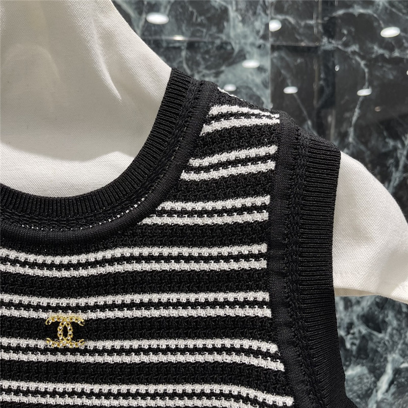 Ch**el new knitted vest replica clothing